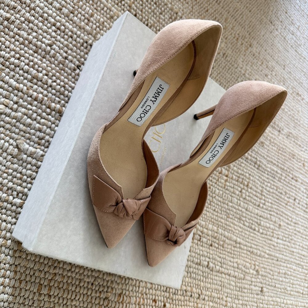 Jimmy Choo Twinkle 85 Ballet Pink; US6 / EU36